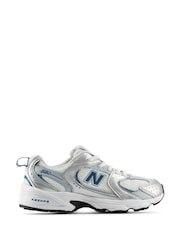 Silber - New Balance 530 Bungee Lace Junior Sportschuhe - Bild 2 von 10