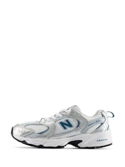 Silber - New Balance 530 Bungee Lace Junior Sportschuhe - Bild 6 von 10