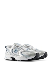Silber - New Balance 530 Bungee Lace Junior Sportschuhe - Bild 7 von 10