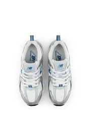 Silber - New Balance 530 Bungee Lace Junior Sportschuhe - Bild 9 von 10