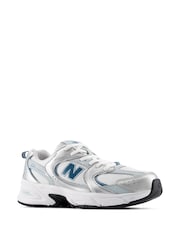 New Balance Silver 530 Youth Lace Trainers - Image 3 of 5