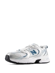 New Balance Silver 530 Youth Lace Trainers - Image 4 of 5