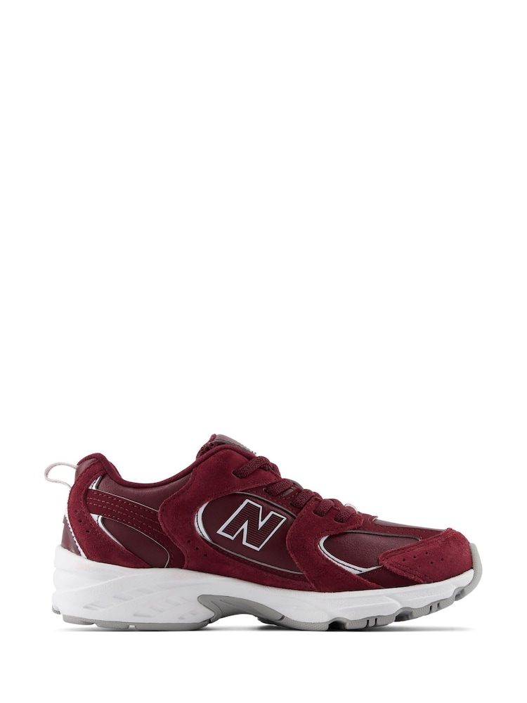 Burgunderrot - New Balance 530 Bungee Lace Junior Sportschuhe - Bild 1 von 10