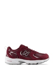 Burgunderrot - New Balance 530 Bungee Lace Junior Sportschuhe - Bild 3 von 10