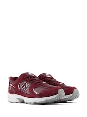 Burgunderrot - New Balance 530 Bungee Lace Junior Sportschuhe - Bild 7 von 10