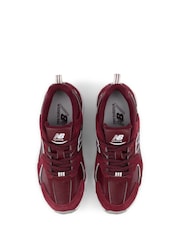 Burgunderrot - New Balance 530 Bungee Lace Junior Sportschuhe - Bild 8 von 10