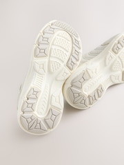 Neutral Standard Fit (F) Elastic Lace Trainers - Image 5 of 5