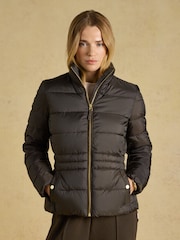 Czekoladowy brąz - Paddock Showerproof Padded Coat - Obraz 1 z 8