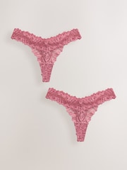 Rose - Culotte en dentelle Ultimate Comfort 2 Pack - Image 1 de 9
