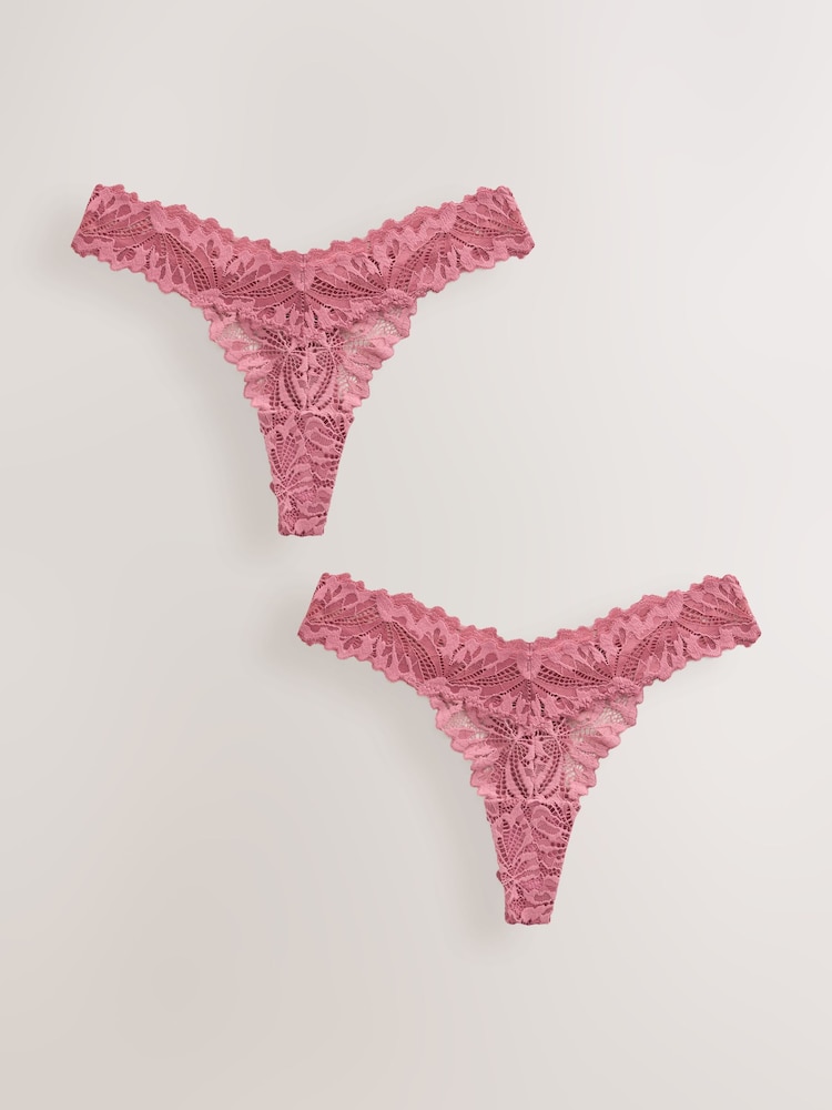 Rose - Culotte en dentelle Ultimate Comfort 2 Pack - Image 1 de 9