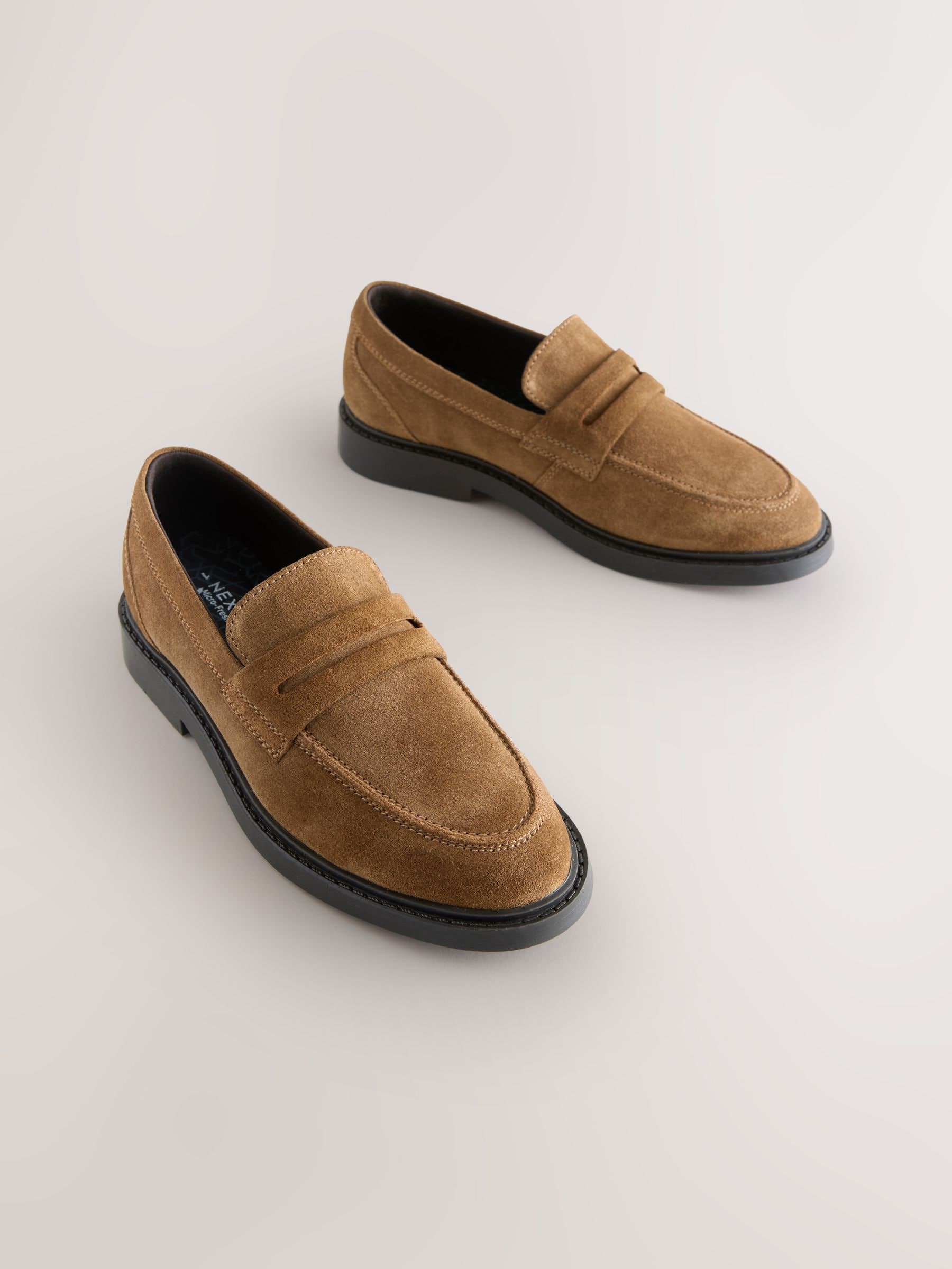 Comprar Camurça marrom bronzeada - Mocassins inteligentes from