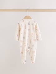 Neutral Animal Baby Sleepsuits 3 Pack (0-2yrs) - Image 6 of 15