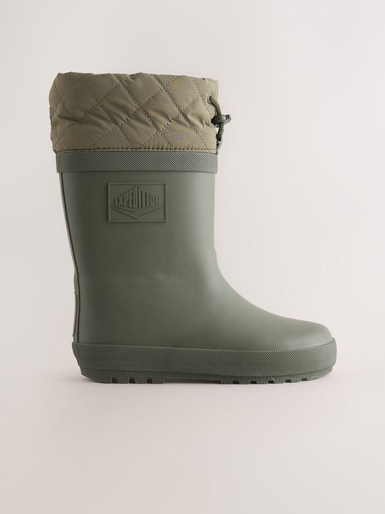 Khaki Grön - Adjustable Cuff Wellies - Bild 2 av 5