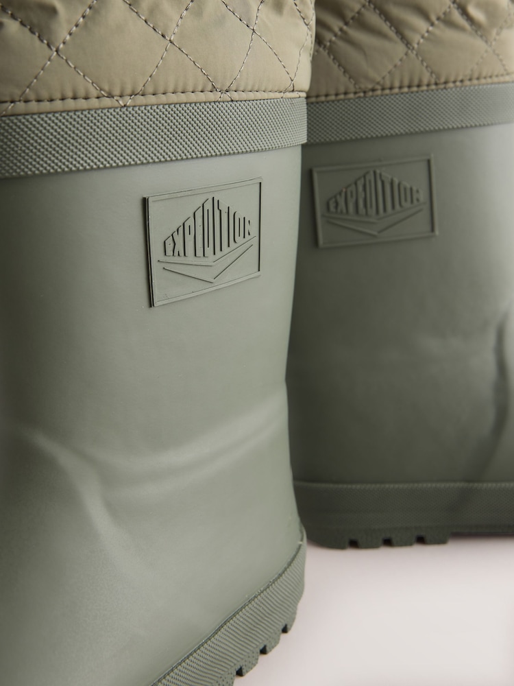 Khaki Grön - Adjustable Cuff Wellies - Bild 5 av 5