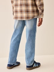 Light Blue Loose Fit Stretch Elasticated Waist Jeans (3-16yrs) - Image 3 of 4