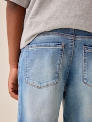 Light Blue Loose Fit Stretch Elasticated Waist Jeans (3-16yrs) - Image 4 of 4