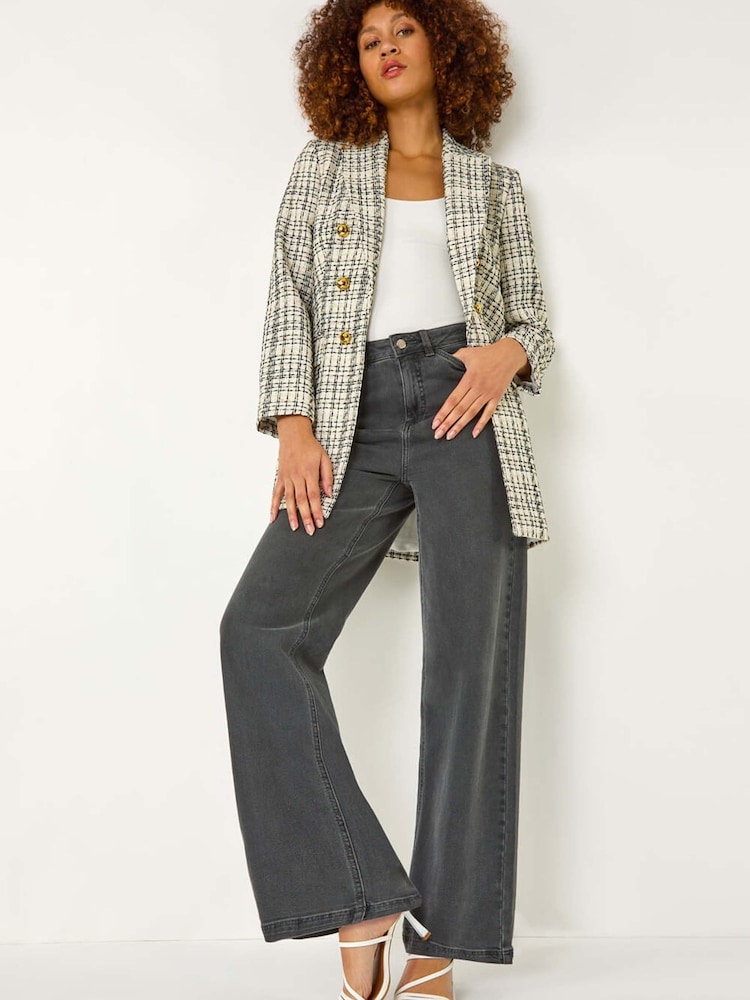 Roman Longline Checkered Boucle Μπουφάν/Πανωφόρι - Εικόνα 1 από 5