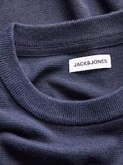 JACK & JONES Blue Long Sleeve Jumper - Image 9 of 9