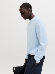 JACK & JONES Blue Knitted Long Sleeve Jumper - Image 5 of 6