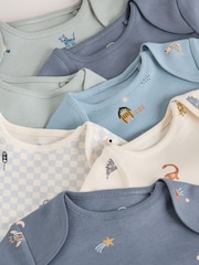 Mavi xarakter - Long Sleeve Baby Bodysuit 7 Pack - 15şəkildən 11 şəkil