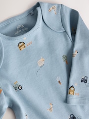 Mavi xarakter - Long Sleeve Baby Bodysuit 7 Pack - 15şəkildən 13 şəkil