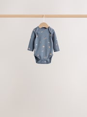 Mavi xarakter - Long Sleeve Baby Bodysuit 7 Pack - 15şəkildən 3 şəkil