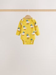 Leuchtender Animalprint - Langärmelige Bodys im 5er-Pack - Bild 6 von 13