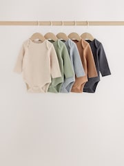 Neutral - Langärmelige Bodys im 5er-Pack - Bild 1 von 12