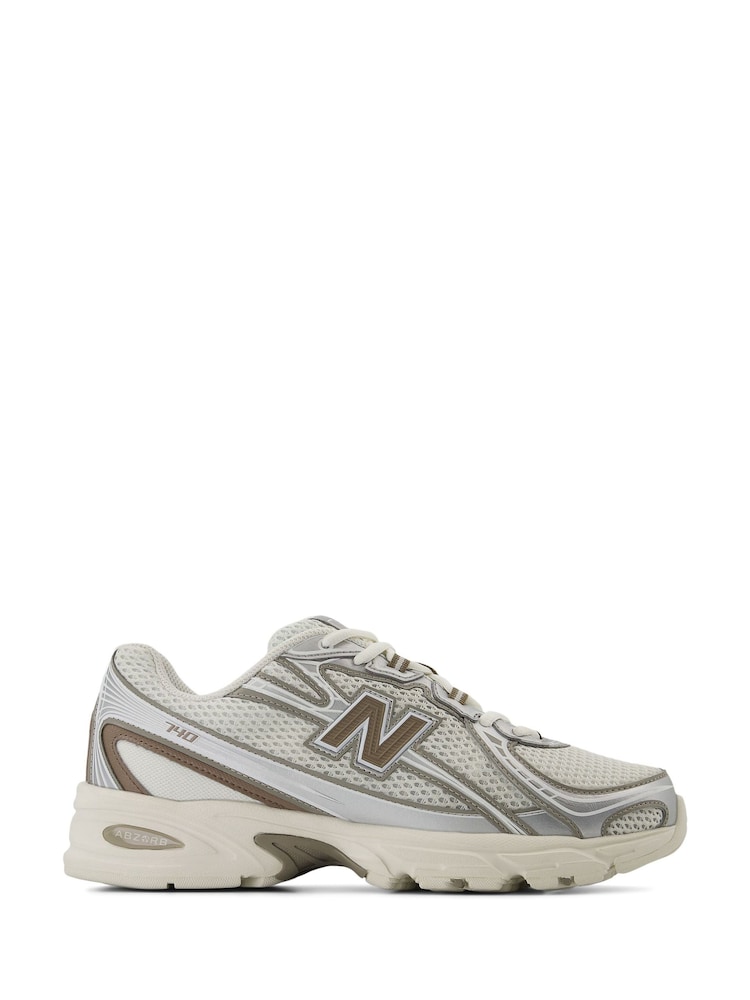 New Balance Taupe Brown 740 Trainers - Image 1 of 6