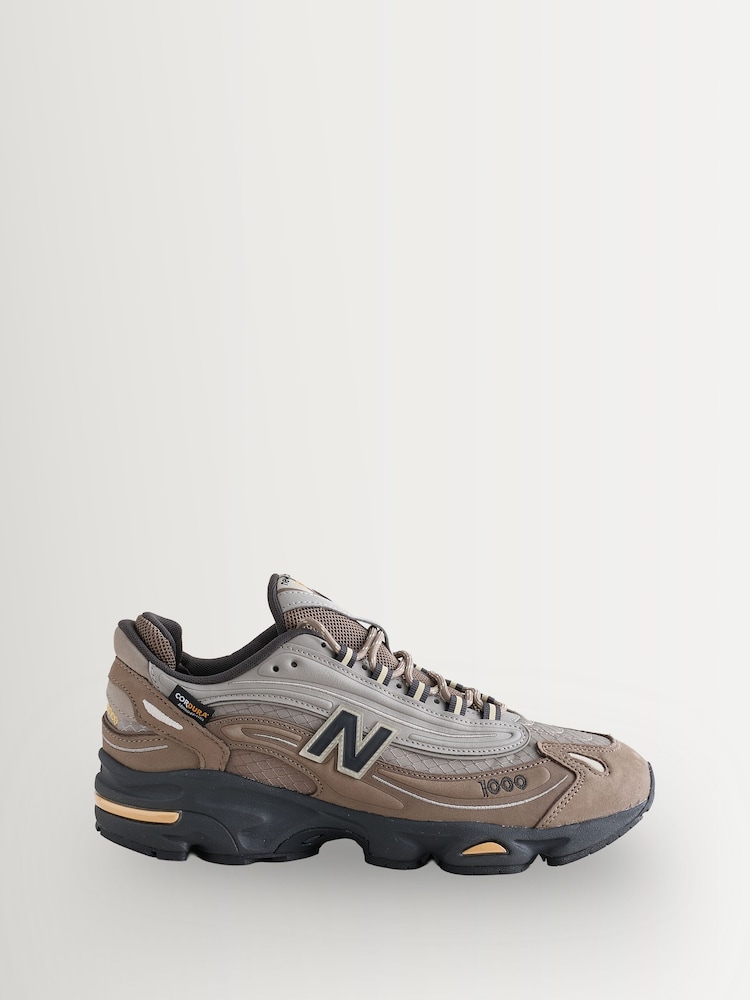 New Balance Taupe Brown 1000 Trainers - Image 1 of 10