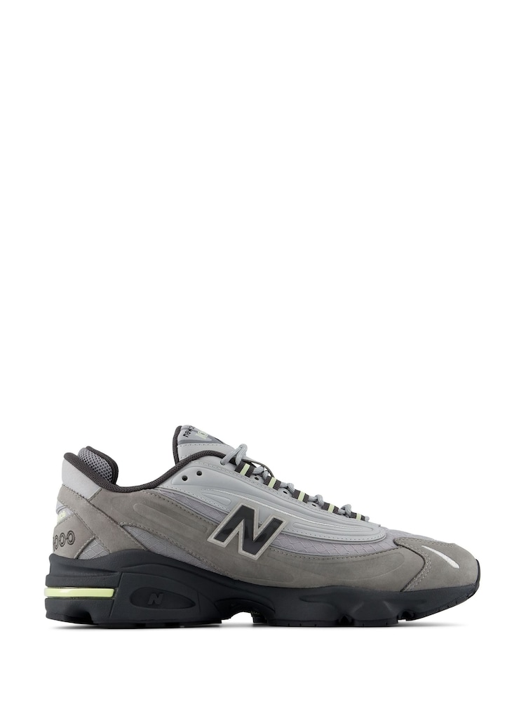 New Balance Light Grey 1000 Trainers - Image 1 of 8