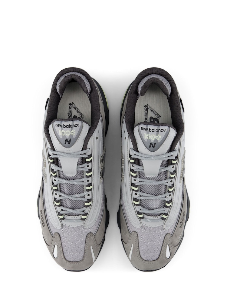 New Balance Light Grey 1000 Trainers - Image 8 of 8