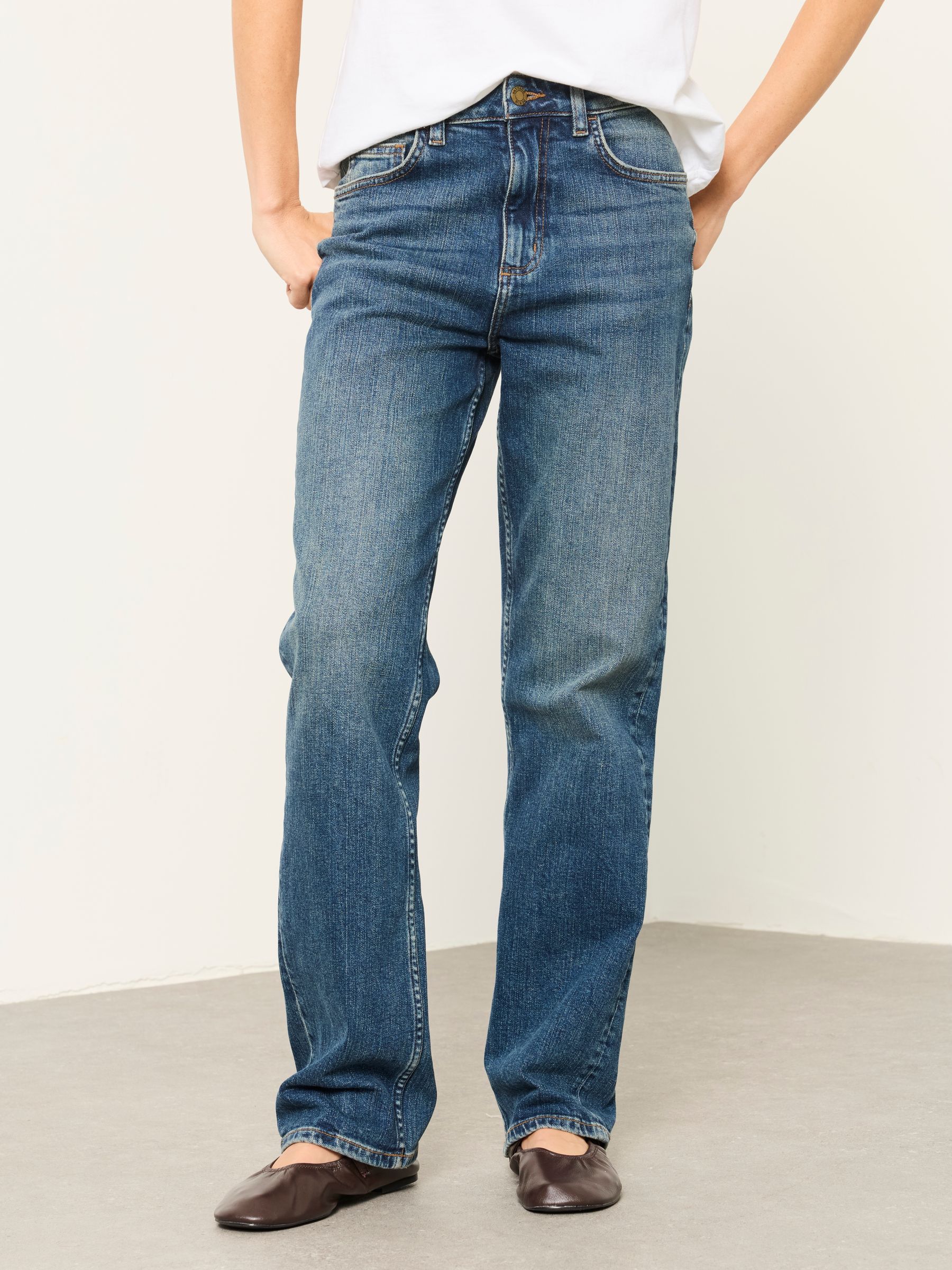 Comprar Denim azul - Calça Jeans Reta Relaxada FatFace from Next