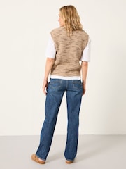 FatFace Filby Blue Denim Relaxed Straight Jeans - Image 2 of 7