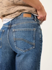 FatFace Filby Blue Denim Relaxed Straight Jeans - Image 5 of 7