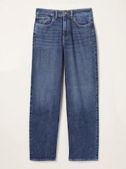 FatFace Filby Blue Denim Relaxed Straight Jeans - Image 7 of 7