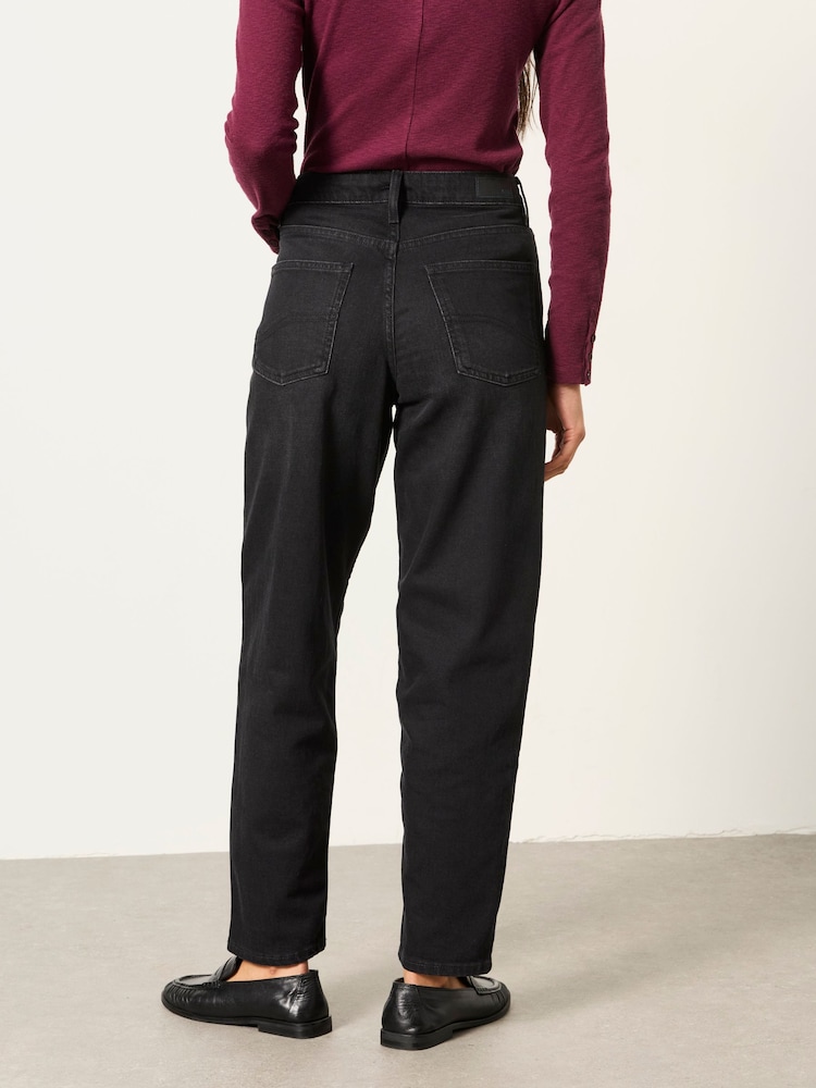 FatFace Marlow Black Taper Leg Jeans - Image 2 of 6 FatFace Marlow Black Taper Leg Jeans - Image 2 of 6