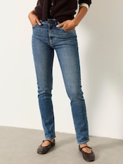 Blau Denim - FatFace Slim leg Jeans - Bild 3 von 7