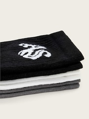 AllSaints Grey Gothic Socks ( 3 Pack ) - Image 3 of 3