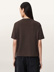 AllSaints Brown Lover Lisa T-Shirt - Image 5 of 7