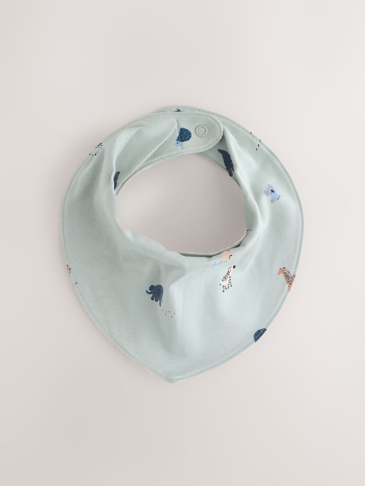 Blue Mini Character Baby Dribble Bibs 5 Pack - Image 2 of 8 Blue Mini Character Baby Dribble Bibs 5 Pack - Image 2 of 8