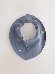 Blue Mini Character Baby Dribble Bibs 5 Pack - Image 4 of 8