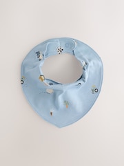Blue Mini Character Baby Dribble Bibs 5 Pack - Image 6 of 8