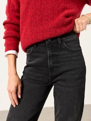 FatFace Carmel Washed Black Washed Jeans - Image 3 of 7