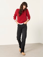 FatFace Carmel Washed Black Washed Jeans - Image 4 of 7