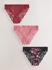 Black/Rust/Pink - Unterhosen - Bild 1 von 10