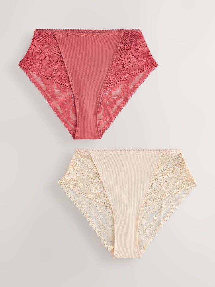 Тот/Экру - Knickers 2 жиынтығы - 10суретінің 1 суреті Тот/Экру - Knickers 2 жиынтығы - 10суретінің 1 суреті