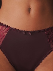 Berry/Itim - Naka-burda na Knickers 2 Pack - Larawan 5 ng 10