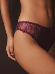 Berry/Itim - Naka-burda na Knickers 2 Pack - Larawan 6 ng 10