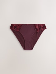Berry/Itim - Naka-burda na Knickers 2 Pack - Larawan 7 ng 10